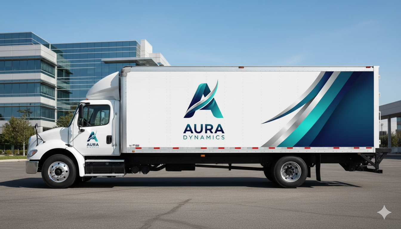 Aura Dynamics delivery truck